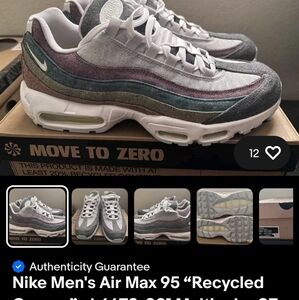 NIKE WOMANS AIR MAX 95 SIZE 10 PRACTICALLY BRAND NEW